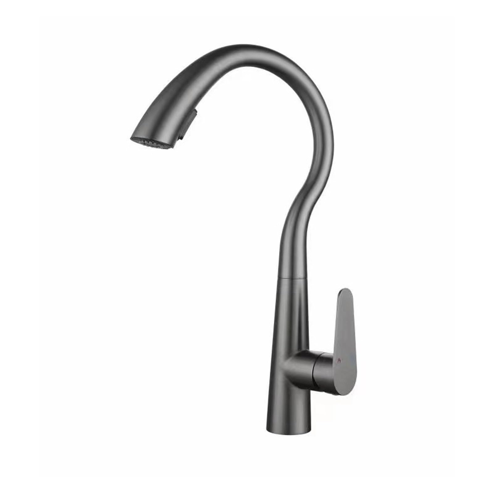 Robinet de cuisine extractible avec panier de rangement pour évier ordonné