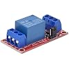 DC 5V Relay Module 1-Channel Relay Switch with Optocoupler Isolation High/Low Level Trigger, Pack of 10