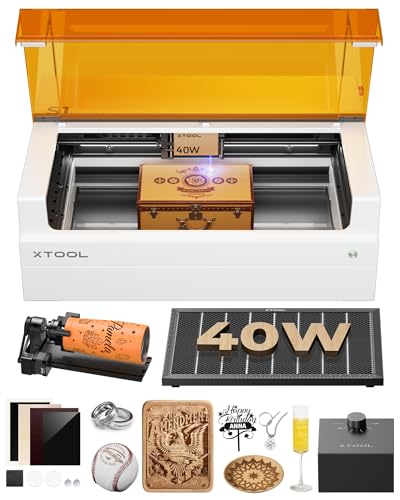 xTool S1 40W [U[@ GAAVXgƃnjJplRA2Pro]Ƒt ^SfUC mȈʒu I[gtH[JX 600mm/b̒x 498*319mm̍Ɨ̈ A؍ށAvAANA^u[Ȃǂ