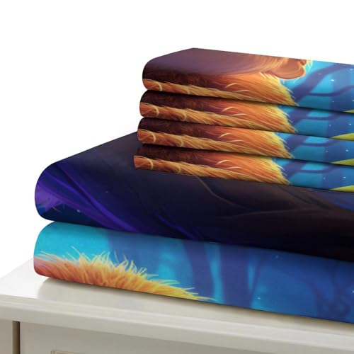 Parure de lit requin en microfibre hypoallergénique douceur 3D