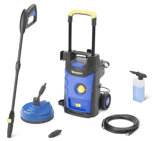 Michelin Nettoyeur Haute Pression MPX16EP, à Eau Froide, pour Véhicules et Surfaces Extérieures, avec Nettoyeur de Surfaces, Pression Max. 125 Bar,...