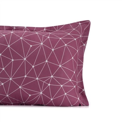 Image of Wakefit 100% Cotton Pillow Cover Set of 4 | 200 TC Soft & Breathable Pillow Cases | Standard Size 18 x 27 Inch | Skin Friendly, Durable & Gentle Machine Washable | Paula