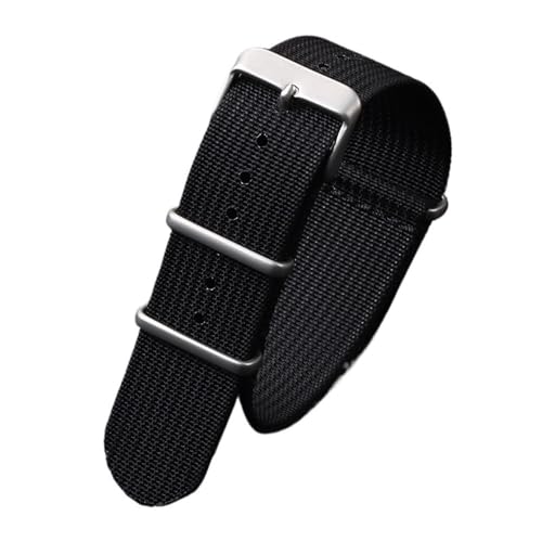 Bande de montre en nylon tressé 20 mm 22 mm bracelet de sport décontracté universel