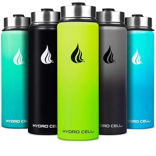 HYDRO CELL Stainless Steel Insulated Water Bottle with Straw