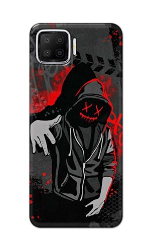Image of Printed Hard Back Cover for Oppo F17 Back Cover (Hoodie Rapper) -190724(EA)