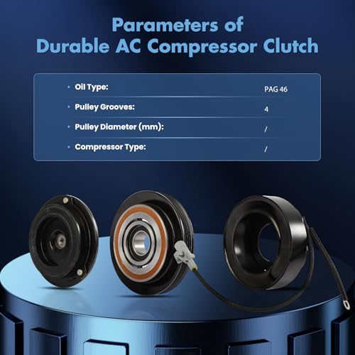 Image of ECCPP AC Clutch 1996-2002 for Toyota 4Runner 3.4L AC Compressor Clutch