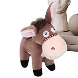 Porte-clés en peluche - Pendentif de sac à dos en forme d'âne - Mignon...