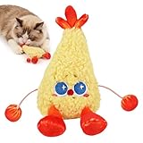 Interactive Cat Toy,Rechargeable Smart Swinging - Electronic Cat Toys,Touch Activated Kitten Play Boredom Exercise Entertainment Hunting