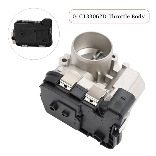 Areyourshop Drosselklappe Drosselklappenstutzen 6-Polig 04C133062D Fit für VW Fit für Polo Fit für Seat Fit für Ibiza IV MII Fit für Skoda Fit für Fabia Fit für Citigo FWD
