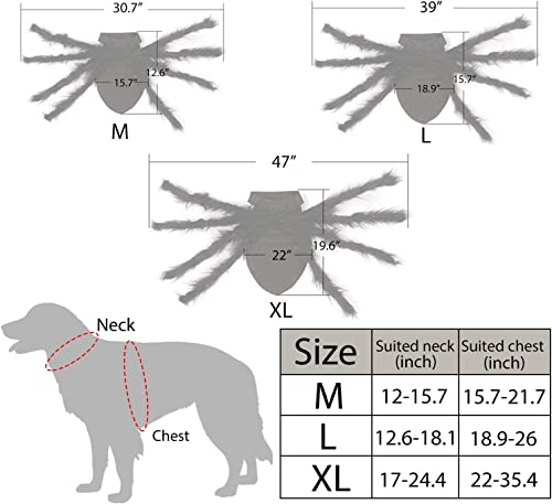 Halloween Costume For Pets Dogs Spiders Sweatshirt Cosplay Apparel Clothes Pets Dogs Halloween Funny Dog Puppies Theme Party Costume For Medium Large Dog Costume #TOP4