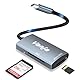 VANJA SD Kartenleser, USB-C zu Micro SD Card Reader für SDHC SDXC UHS-I Karte | Kompatibel für iPhone 16/15 Serie, MacBook Pro/iPad/Mac/Laptop, Galaxy S24/S23 Android Smartphones