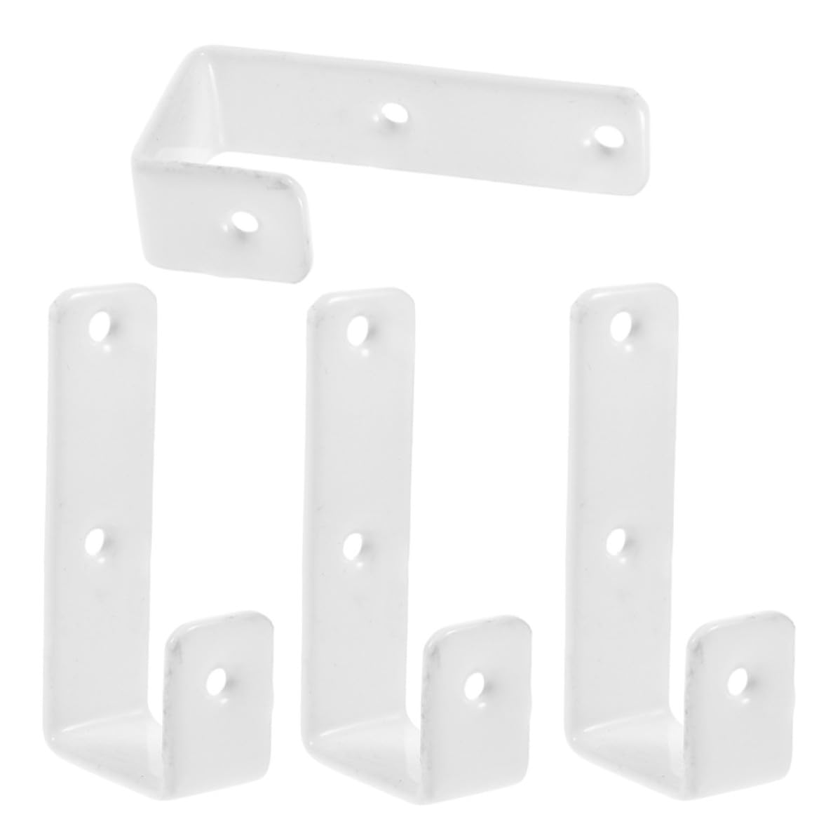 Ganchos en J de 25 MM con Revestimiento de PVC Transparente para Organizar Ropa