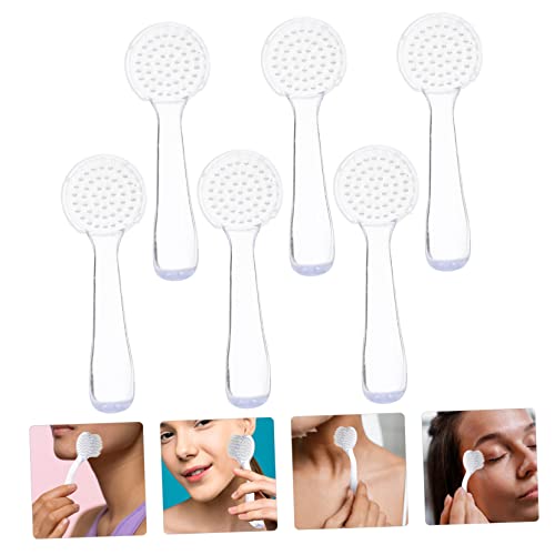 WOONEKY 6 Pçs Escova De Limpeza Facial Acessórios De Limpeza Ferramenta De Limpeza Acessórios Para U