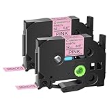 GREENCYCLE Compatible for Brother P-Touch Satin Ribbon Label Tape TZe-RE31 Fabric 12mm 0.47