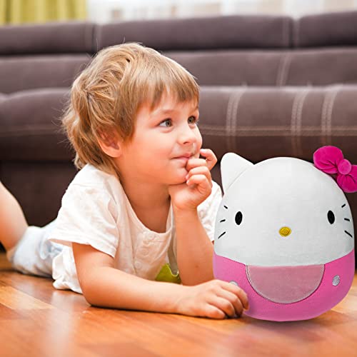 Pink Cat Plush Pillow, 11 Inch Cute Plush Doll Toy, Cat Pillow Plush Birthday Girl Kids Gift (Pink) #TOP3
