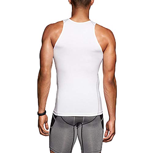 Lanbaosi Men's Sleeveless Compression Tank Top Breathable Sport Dry Fit Vest Shirts #TOP1