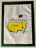 Nick Faldo signed Masters golf Flag pga beckett coa