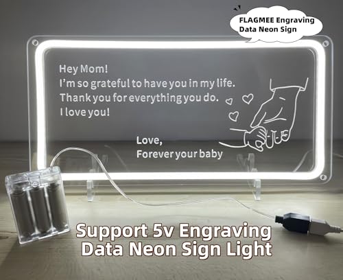 Image of Battery Pack for 5V LED Neon Signs, Converts USB Neon Signs to Battery-Operated, Battery Adapter for LED Lights, Perfect for Indoor /Outdoor