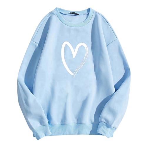 Chandail à capuche gothique pour femme style Y2K ample bleu