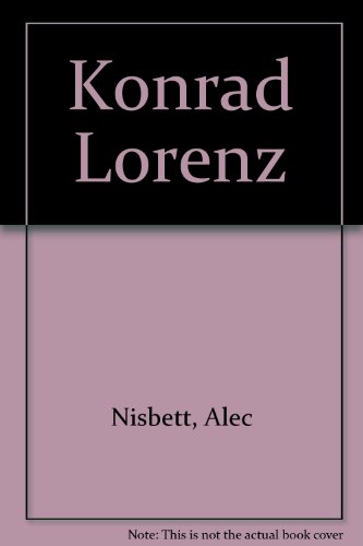 Konrad Lorenz 0460022172 Book Cover
