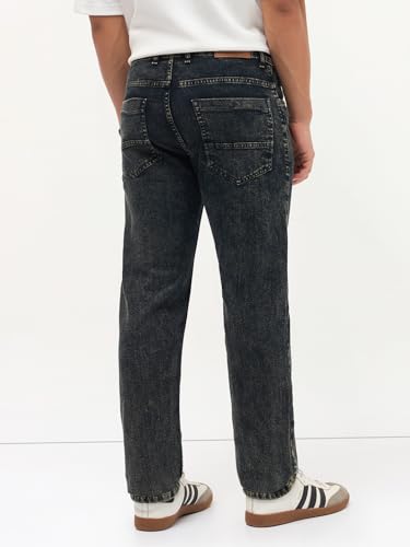 Image of Urbano Fashion Men's Regular Fit Heavy Washed Denim Jeans Stretchable