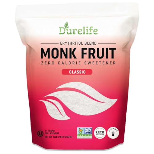 Durelife Monk Fruit Sweetener, Classic - Sugar Substitute, Keto Diet