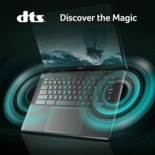 Acer Chromebook Plus 514 CB514-3H Laptop - AMD Ryzen 5 7520C, 8GB, 256GB SSD, Integrated Graphics, 14" WUXGA, Google Chrome OS, Iron - 7