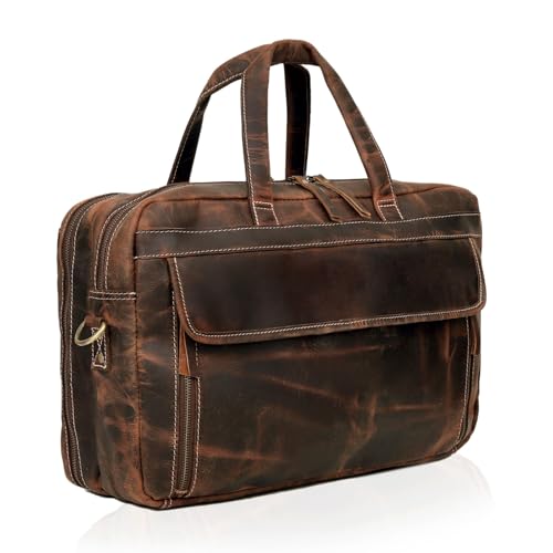 Full Grain Italian Leather Briefcase