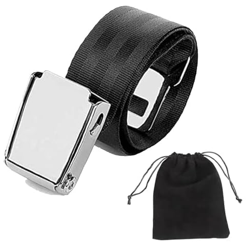 Adjustable 7-39" Airplane Seatbelt Extender - FITS All Airlines (not Southwest) Cover
