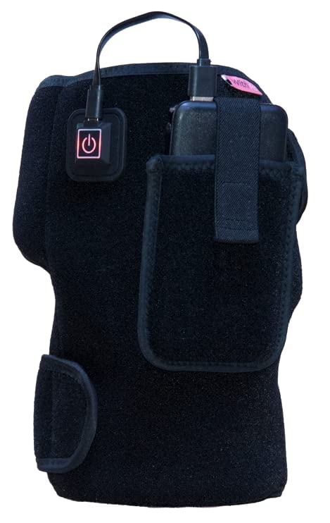 Heat.G Portable USB Heating Pad for Knees, 88.2% of Far Infrared emit, 90 Min Timer Function, 3-Step Temperature Control for Office/Home/Camping