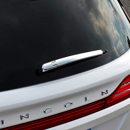 ZiWwenNew Chrome Trunk Window Rear Wiper Cover Trim for Lincoln MKX MKC 2016 2017 2018 2019 Corsair Nautilus