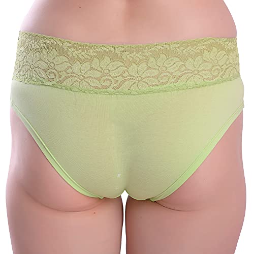 Image of Women's Bikini Lace Cotton Panties /Brief (Pack of 3)