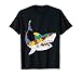 Puzzle de requin vintage pour enfants autistes - Sensibilisation à l'autisme - Requin T-Shirt