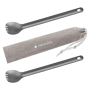 Navaris Titan Camping Besteck 2er Set