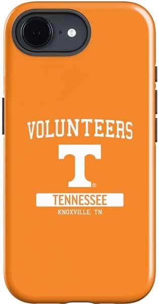 Skinit Impact Phone Case Compatible with iPhone 16e - Officially Licensed University of Tennessee-Knoxville T Logo Vols on Gray Design