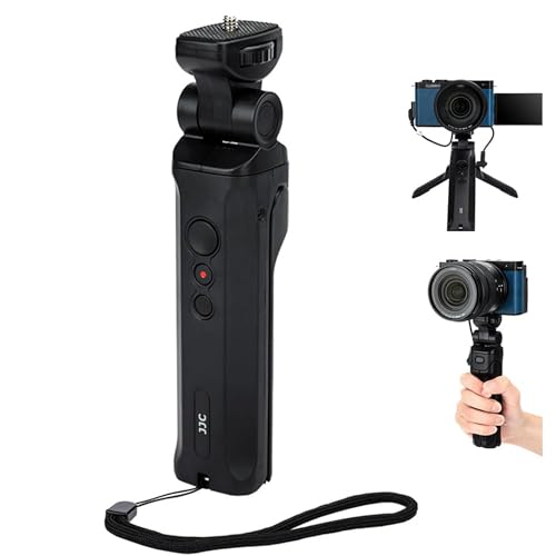 JJC Poignée de prise de vue à distance et trépied de voyage pour appareils photo Panasonic G100D et S9 Selfies Vlogging, remplace Panasonic DMW-SHGR2 Trépied Grip
