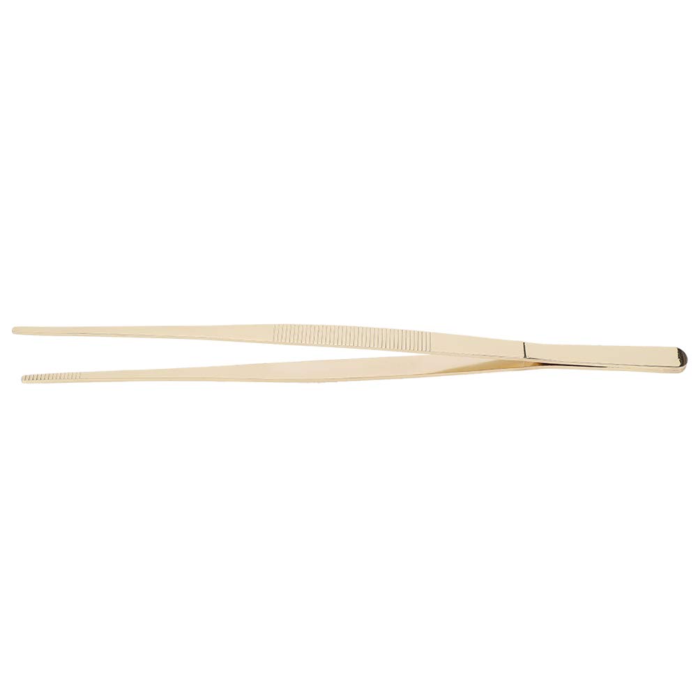 Cocoarm Pęseta Kuchenna Klips do żywności ze Stali Nierdzewnej 30 Cm Pęseta do Gotowania z ząbkowaną końcówką i Ergonomicznym Uchwytem Zbierania Ogórków Dekoracja Ciast i Zastosowanie w Wąskich