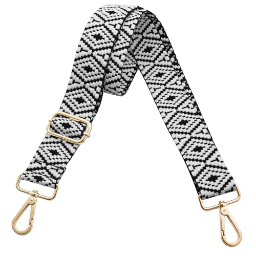 Image of Wide Shoulder Strap Adjustable Replacement Belt Crossbody Canvas Bag Handbag