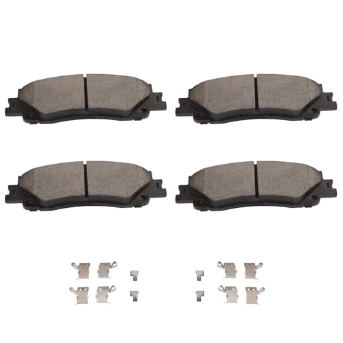 Image of SCITOO D2439-9665 Disc Brake Pads Sets Rear Ceramic Brake Pads w /Hardware