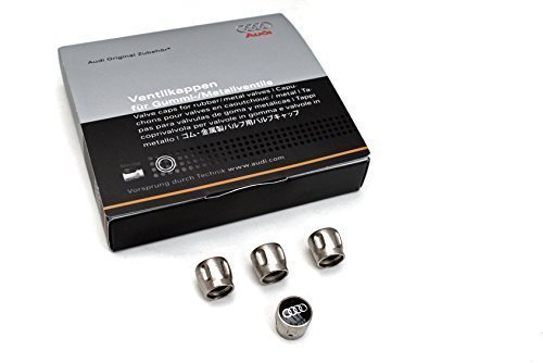 Audi Originale Pezzo di Ricambio in Acciaio Inox, Cappuccio per valvole, ad Esempio per A1 A2 A3 A4 A6 TT Q5 Q7
