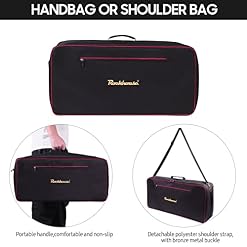 HUIOP Effect Pedal Bag Guitar Pedal Board Sac de Transport en Tissu Oxford Portable Zipper Sac à Main Sac à bandoulière avec Sangle Amovible (Noir),Sac de Transport pour pédalier - Les Beatles, Paul McCartney, John Lennon, RIngo Starr, George Harrison HUIOP Effect Pedal Bag Guitar Pedal Board Sac de Transport en Tissu Oxford Portable Zipper Sac à Main Sac à bandoulière avec Sangle Amovible (Noir),Sac de Transport pour pédalier – Image 5