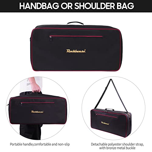 HUIOP Effect Pedal Bag Guitar Pedal Board Sac de Transport en Tissu Oxford Portable Zipper Sac à Main Sac à bandoulière avec Sangle Amovible (Noir),Sac de Transport pour pédalier - Les Beatles, Paul McCartney, John Lennon, RIngo Starr, George Harrison HUIOP Effect Pedal Bag Guitar Pedal Board Sac de Transport en Tissu Oxford Portable Zipper Sac à Main Sac à bandoulière avec Sangle Amovible (Noir),Sac de Transport pour pédalier – Image 6