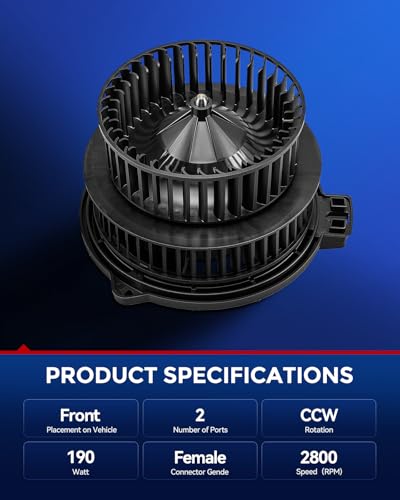 Image of KAX AC Blower Motor Compatible with Toyota Prius 2001 2002 2003 2004 2005 2006 2007 2008 2009- HVAC Heater Blower Motor Replaces# 700153,8710347050, TO3126118