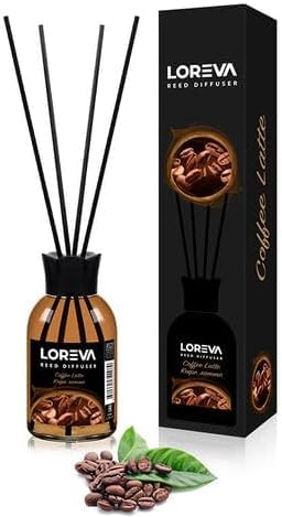 Loreva Reed Diffuser - Fragrance Room Freshner (Coffee)