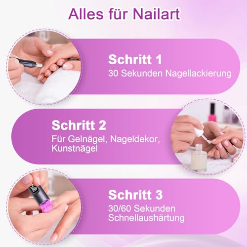 Nagelfräser Kabellos 35000 u/min, EWEIMA 13 in 1 Mehrzweck Nagelfräser für Gelnägel, 1000mAh Elektrische Nagelfeile, 35 Geschwindigkeiten, Professionell Nail Drill mit 66 Schleifbändern (Grau)