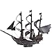 ZHANGY Rompecabezas 3D ensamblaje de velero de Madera DIY Pirata Negro Perla Modelo de Barco decoración del hogar Barco niños Juguete Regalo ensamblado Kit de Madera