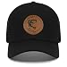 Fishing Gifts for Men Women, Unique Fish Stuff Flag Trucker Hat for Fisherman Best Gift, Black/Grey