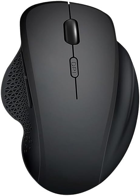DUOBAGMA Ratón inalámbrico para computadora, 1600 DPI, recargable, ergonómico, Bluetooth, para ordenador portátil, tablet, Mac, Chromebook