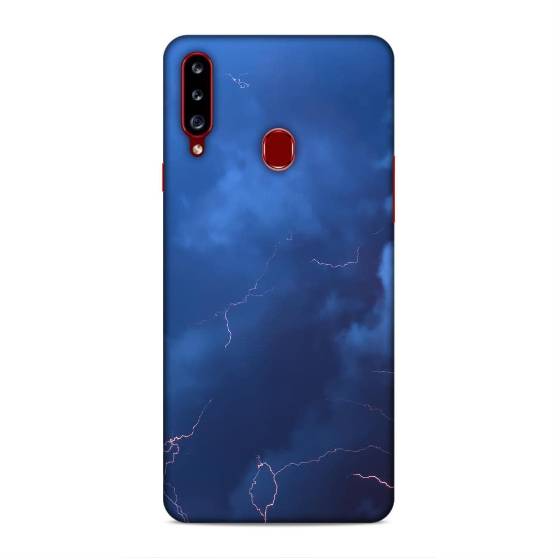 ragy Night View, Clouds, Thunderstorm, Lightning-1669 Printed Hard Back Case Cover for Samsung Galaxy A20s (for Girls Boys)