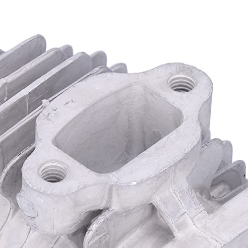 OUKENS Top End Kit Zylinder, 44 mm Aluminiumlegierung + Gummi + PVC-Zylinderkolben-Kit für 2-Takt 43cc 47cc 49cc Mini Chinese ATV Quad Pocket Bike Gasroller